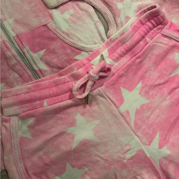 Flowers by Zoe 3-Piece Pink and White Set - Hoodie, Tank & Shorts (Kids XL) - Picture 3 of 3